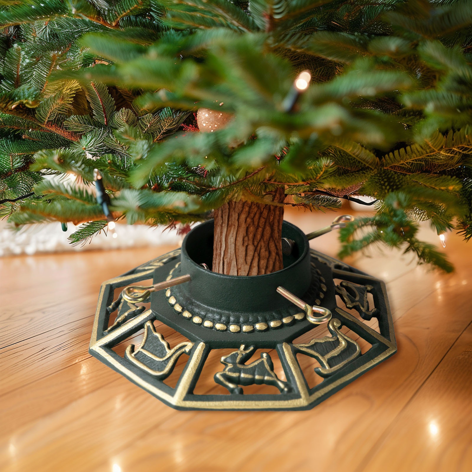 Get Ventray Christmas Tree Stand with Water Reservoir, 13x13x3.9