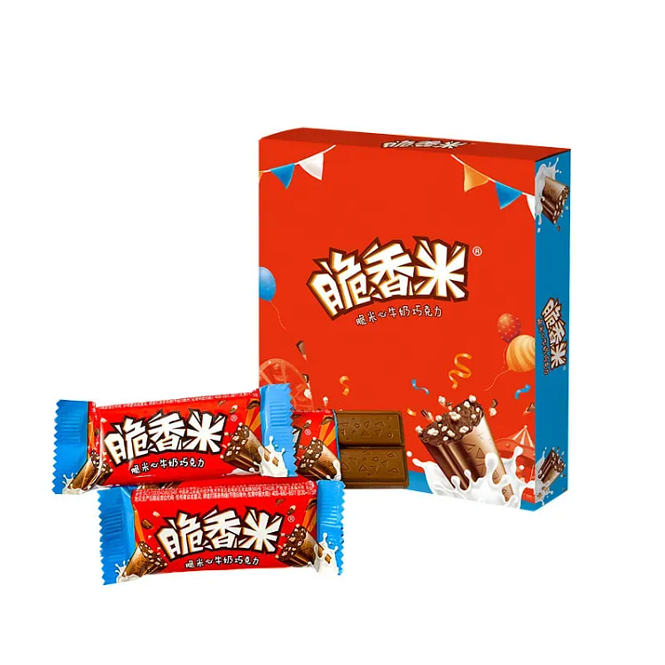 脆香米夹心牛奶巧克力小方砖脆米96g*2 192 克