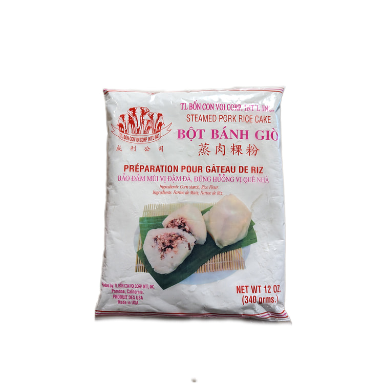 TL Bon Con Voi Bot Banh Gio Steamed Pork Rice Cake