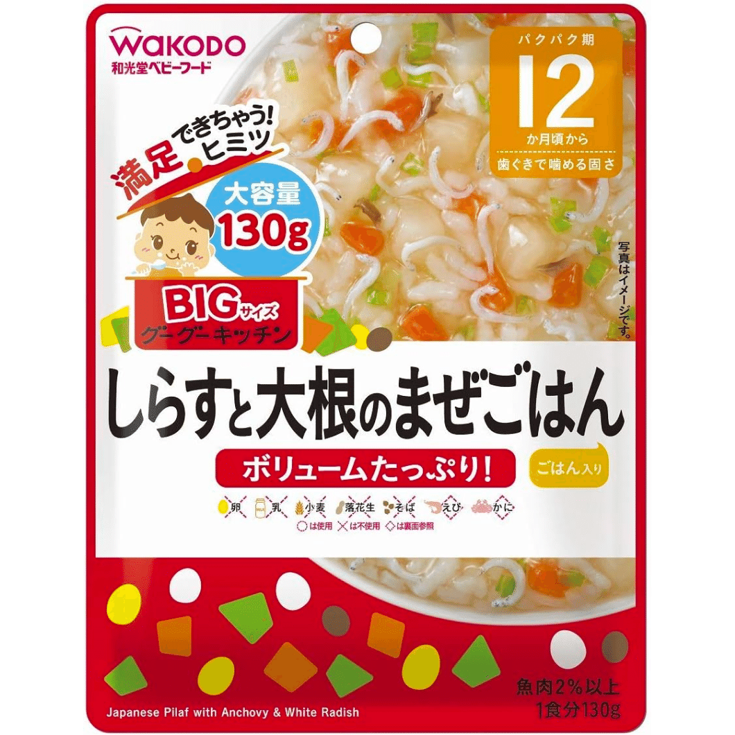 Googoo 白萝卜萝卜拌饭 100g 1 个