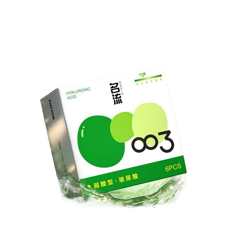Milang 003 Weak Acid Feminine Condoms, 6pcs/box 1 count