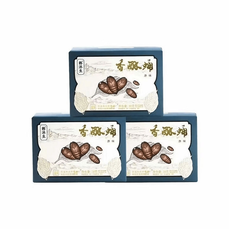 Han Musheng Crispy Silkworm Pupae 38g