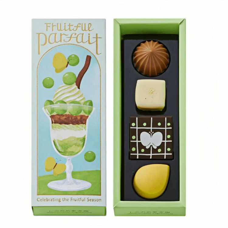 Morozoff Valentine Day Muscat Parfait Chocolate4pc 1 box