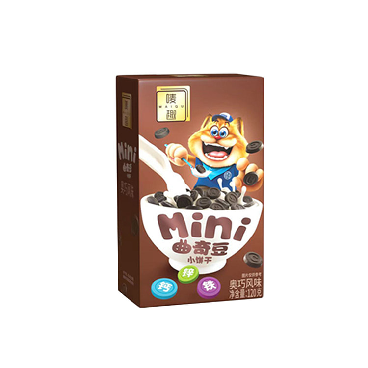唛趣 奥巧口味MINI曲奇字母饼干 120g*1盒