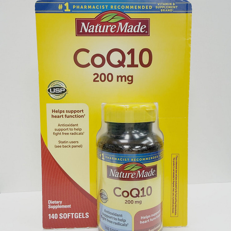 Nature Made CoQ10 200mg 140 Softgels 1 bottle
