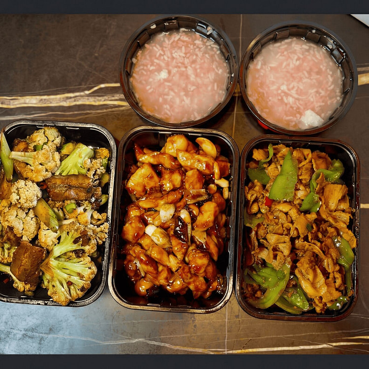 家常套餐干锅花菜+宫爆鸡丁+辣椒小炒肉+酒酿汤圆2 1 份