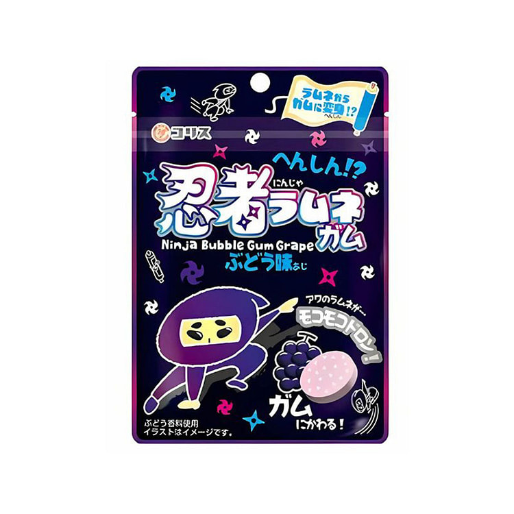 忍者弹珠汽水口香糖 葡萄味