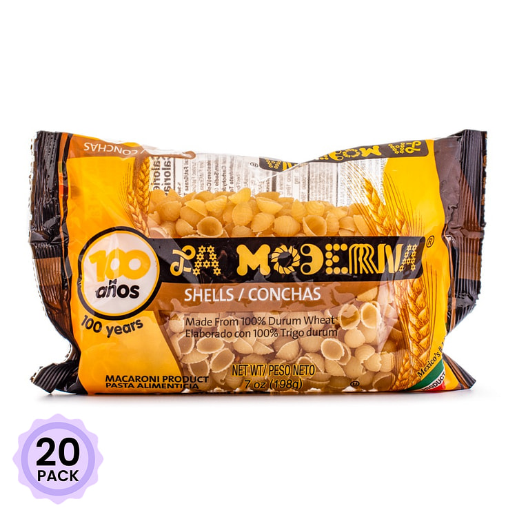 La Moderna 贝壳通心粉 7 盎司*20 包