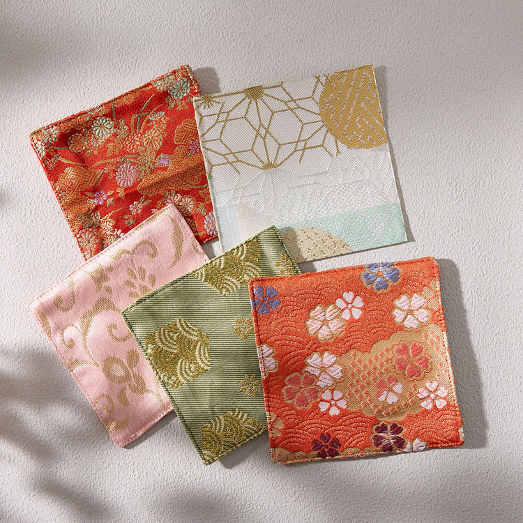 Nishijin-ori Coaster Set (5 pieces)