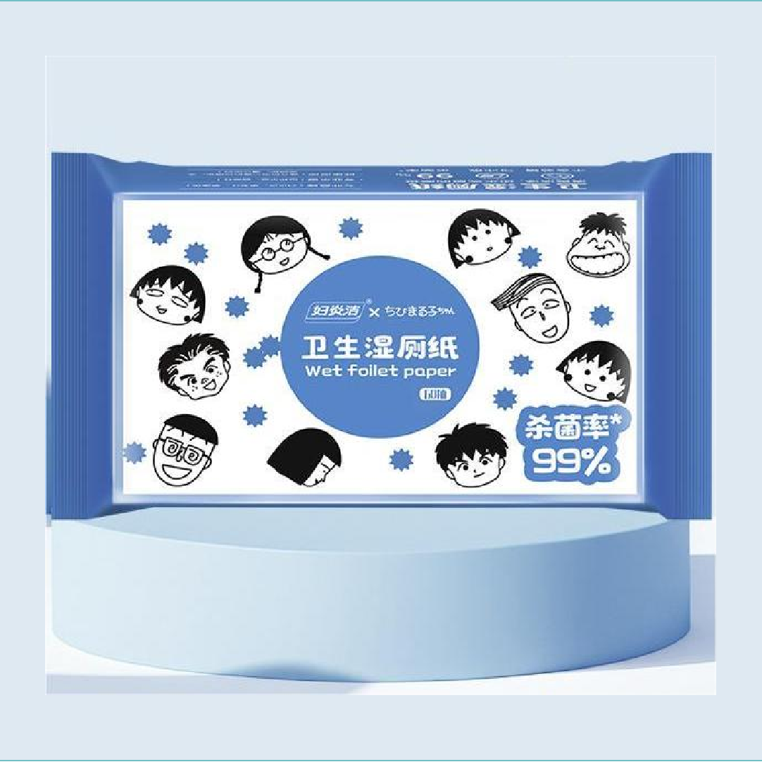 Wet Toilet Paper Wet Wipes for Women Anti-bacterial Cherry Pills 40pcs/bag 1 count