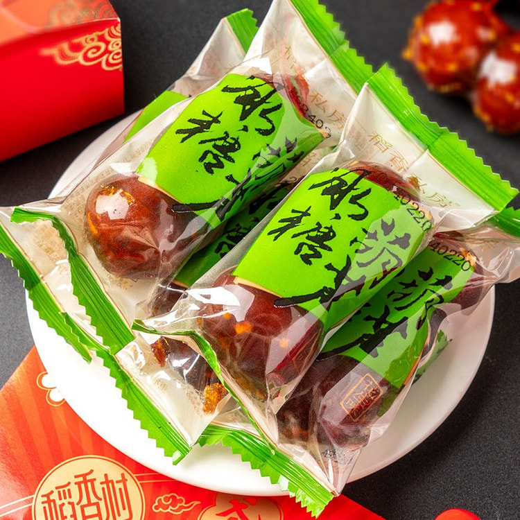 稻香村冰糖葫芦500g花生冰糖山楂球山楂丸酸甜零食 500 克