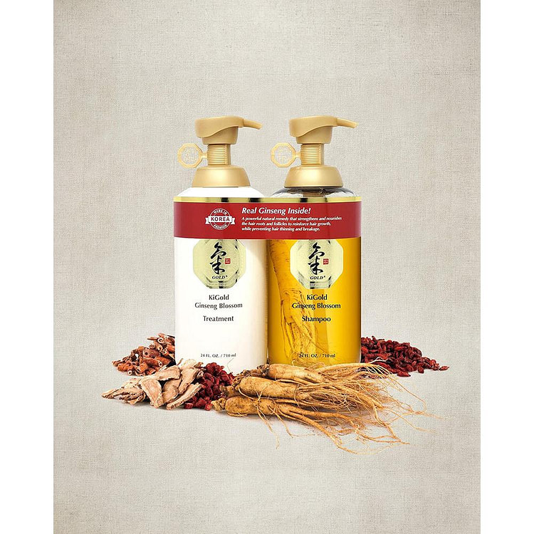 DaengGiMeoRi Ki Gold Hair Set(Shampoo&Treatment) 1 box