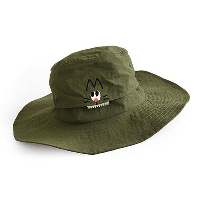 SMILER ZIPPA – Bucket Hat (CAT) – Green 1 each