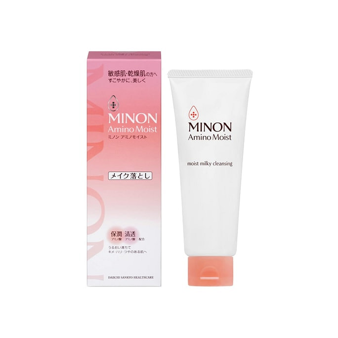 【日本直邮】TRANSINO第一三共 MINON蜜浓 氨基酸敏感肌用保湿温和卸妆乳霜 100g