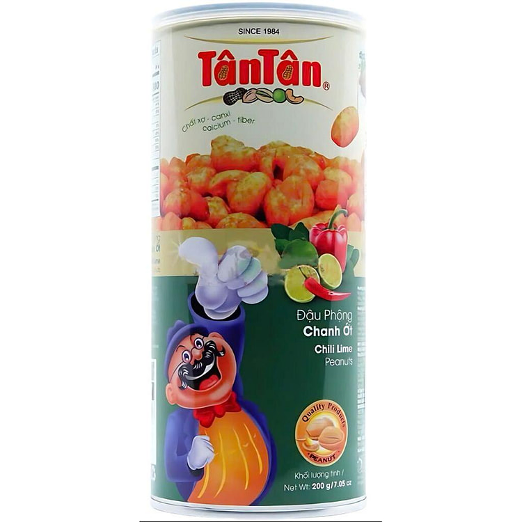 Tan Tan 辣椒酸橙花生 7.05 盎司