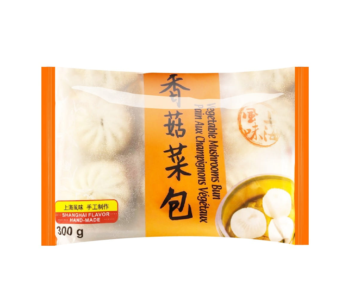 Pãezinhos de Cogumelos Cozidos no Vapor NanXiang, Congelados 6un 300 grama(s)