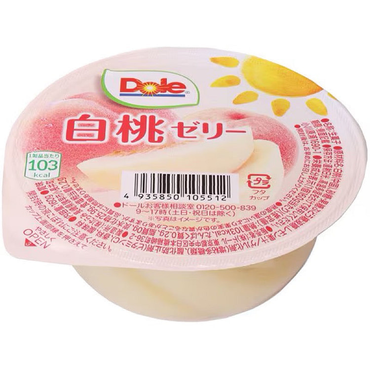 都乐白桃果冻 160克 1 份