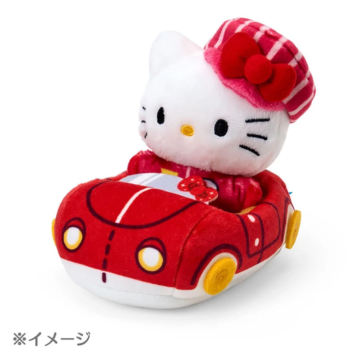 ハローキティ ぬいぐるみ レーシングスーツ ヘルメット付き レーサー サンリオ レーサーシリーズ 専用ぬいぐるみレーシングカー ハロー
