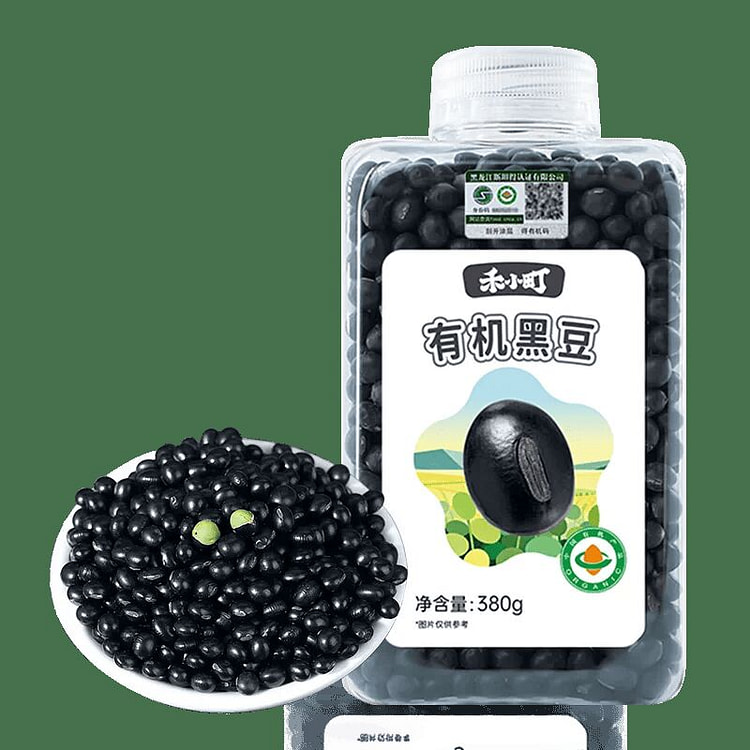 Hexiao Town organic black beans 380g 380 g