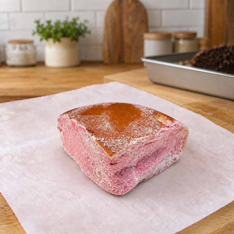 Strawberry cream cheese bun 1 count