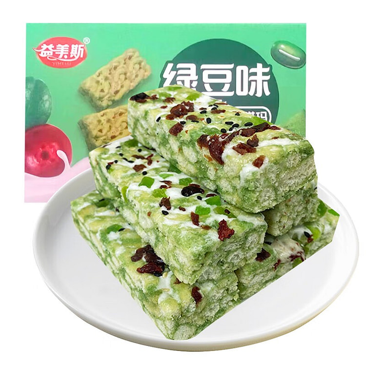 麦酥园 益美斯绿豆奶盖沙琪玛饼干 760g