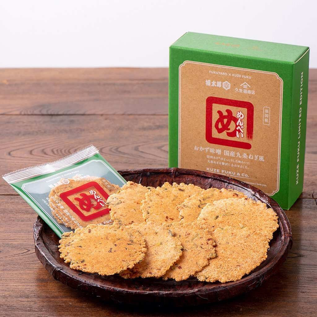 Kuze Fuku MENBEI Miso Crackers Mentai FUKUTARO Box 1 each