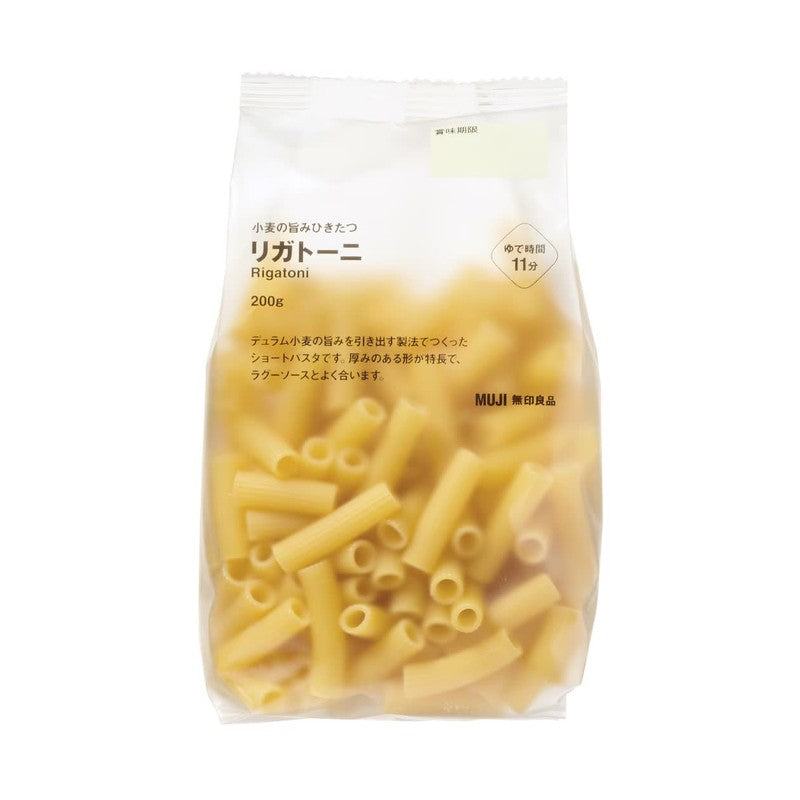 MUJI Fresh Wheat Rigatoni 200g 1 each
