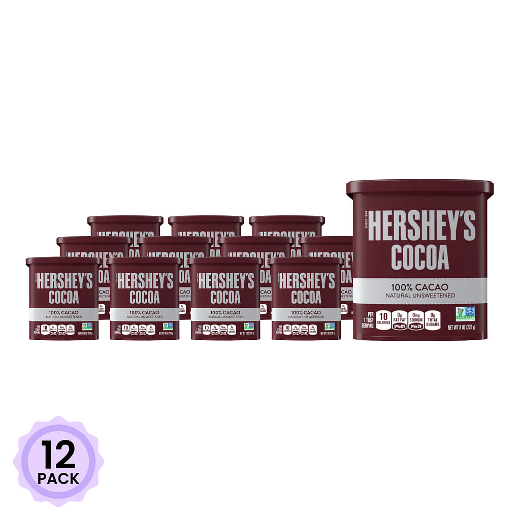 Hershey's, Natural Unsweetened Cocoa 8 oz*12 pack