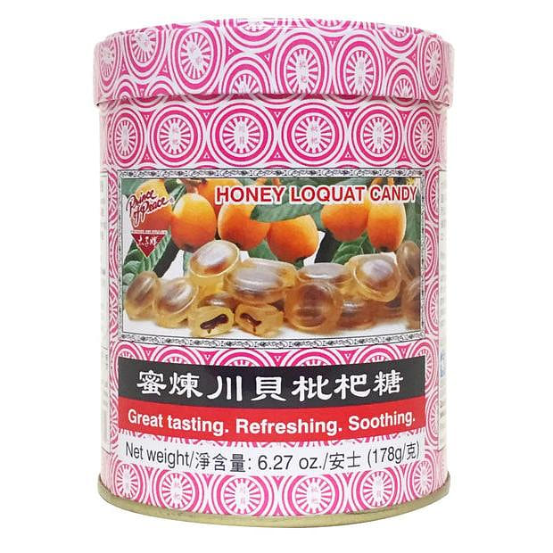 Prince of Peace Honey Loquat Candy 178g Fritillary Refreshing Soothing 1 each