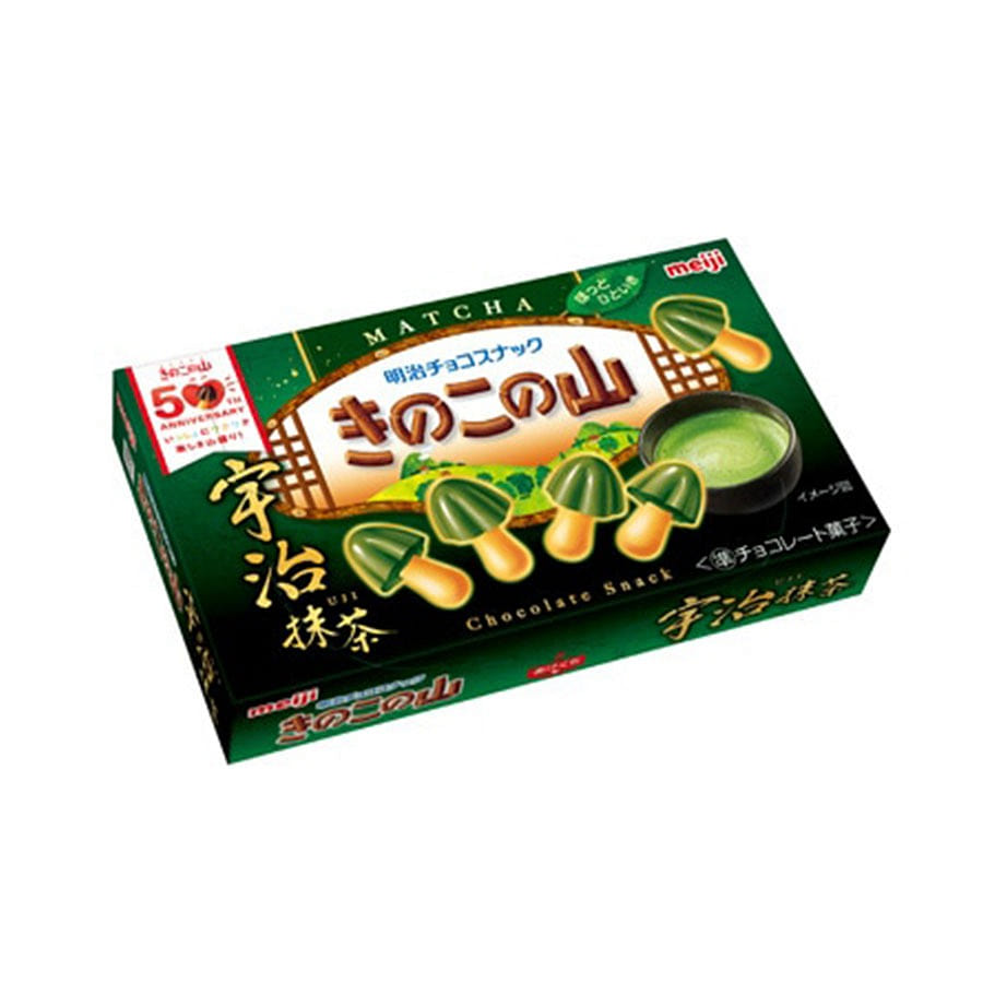 MEIJI 明治 宇治抹茶 蘑菇山巧克力 1 盒