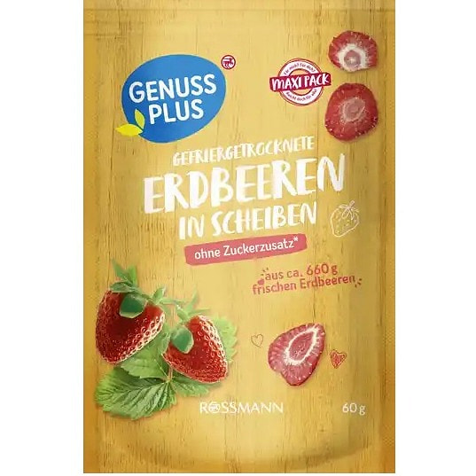 Genuss Plus 草莓，冻干且香脆