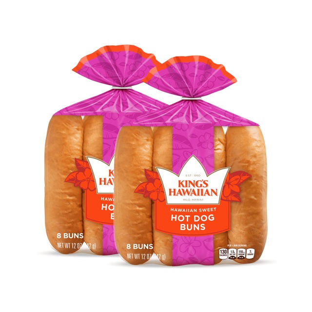 Get King's Hawaiian Sweet Hot Dog Rolls 8ct Delivered Weee! Asian Market