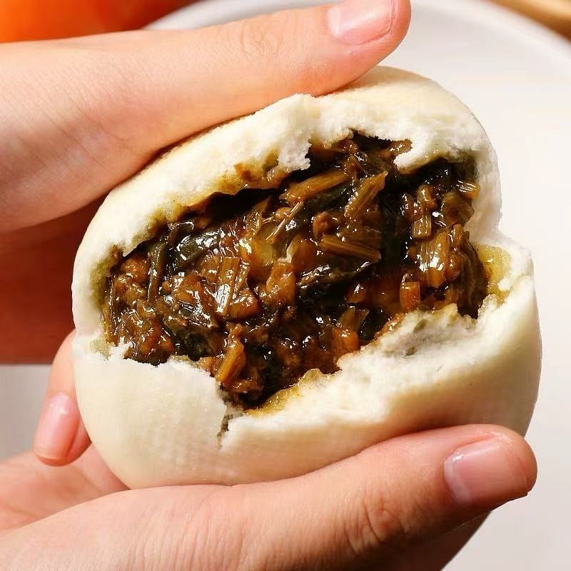 Chinese Pork Buns with Pickled Mustard Greens 1 phần