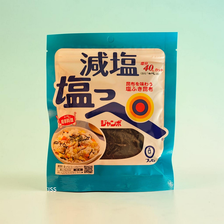 Japanese Reduced-Salt Prepared Seaweed Shio Kombu 27 g