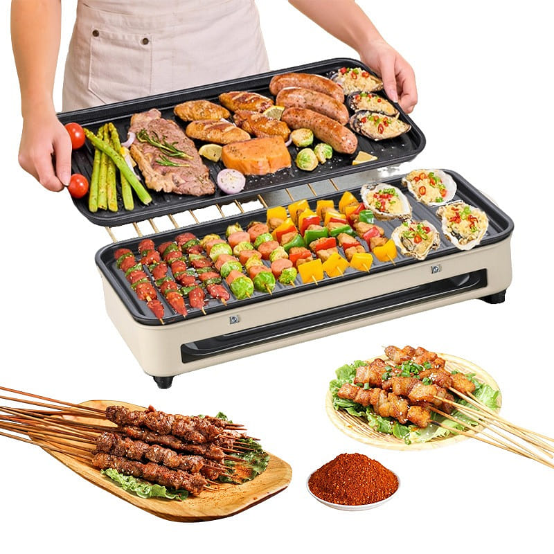 Multifunctional Electric BBQ Grill Removable Body 1 count