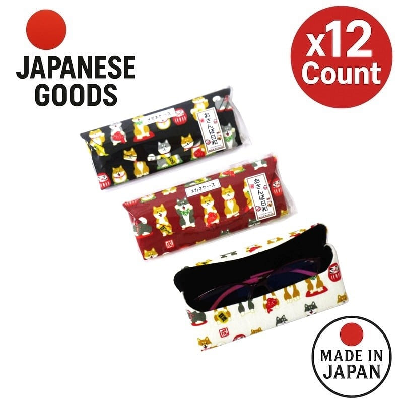 Sanpo Biyori Shiba Inu Glasses Case Made in Japan 1 bunch
