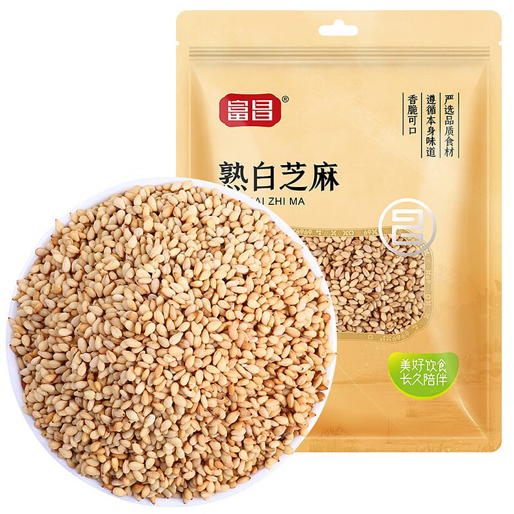 Fuchang cooked white sesame 100g stir fried sesame seeds