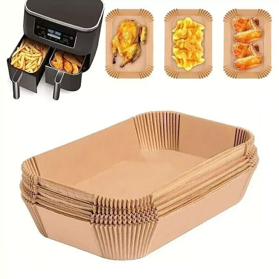 50 disposable air fryer paper mats non-stick bakin 50 each