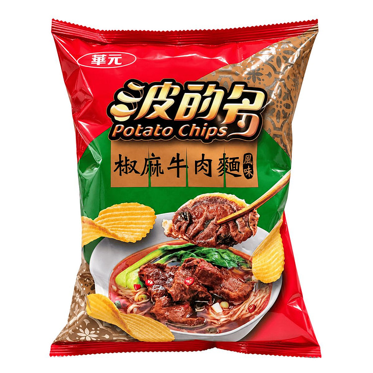 华元 波的多洋芋片 (椒麻牛肉面风味) 73 克