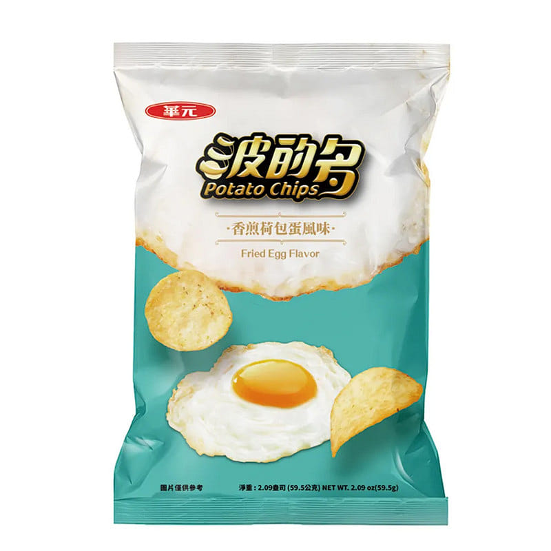 Hwa Yuan Potato Chips (Fried Egg Flavor) 59.5 g