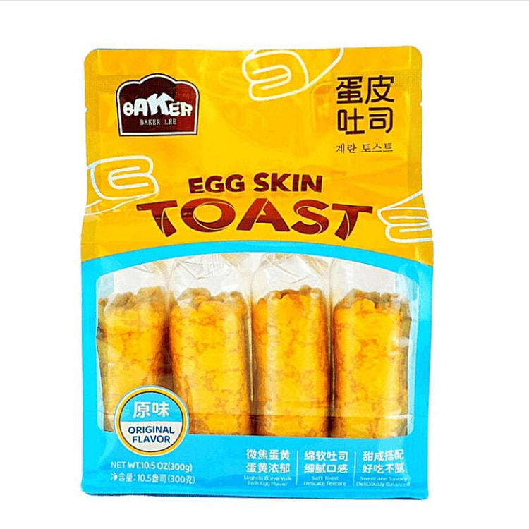 BAKERLEEEggCrust Toast Bread, OriginalFlavor300g*1 300 g