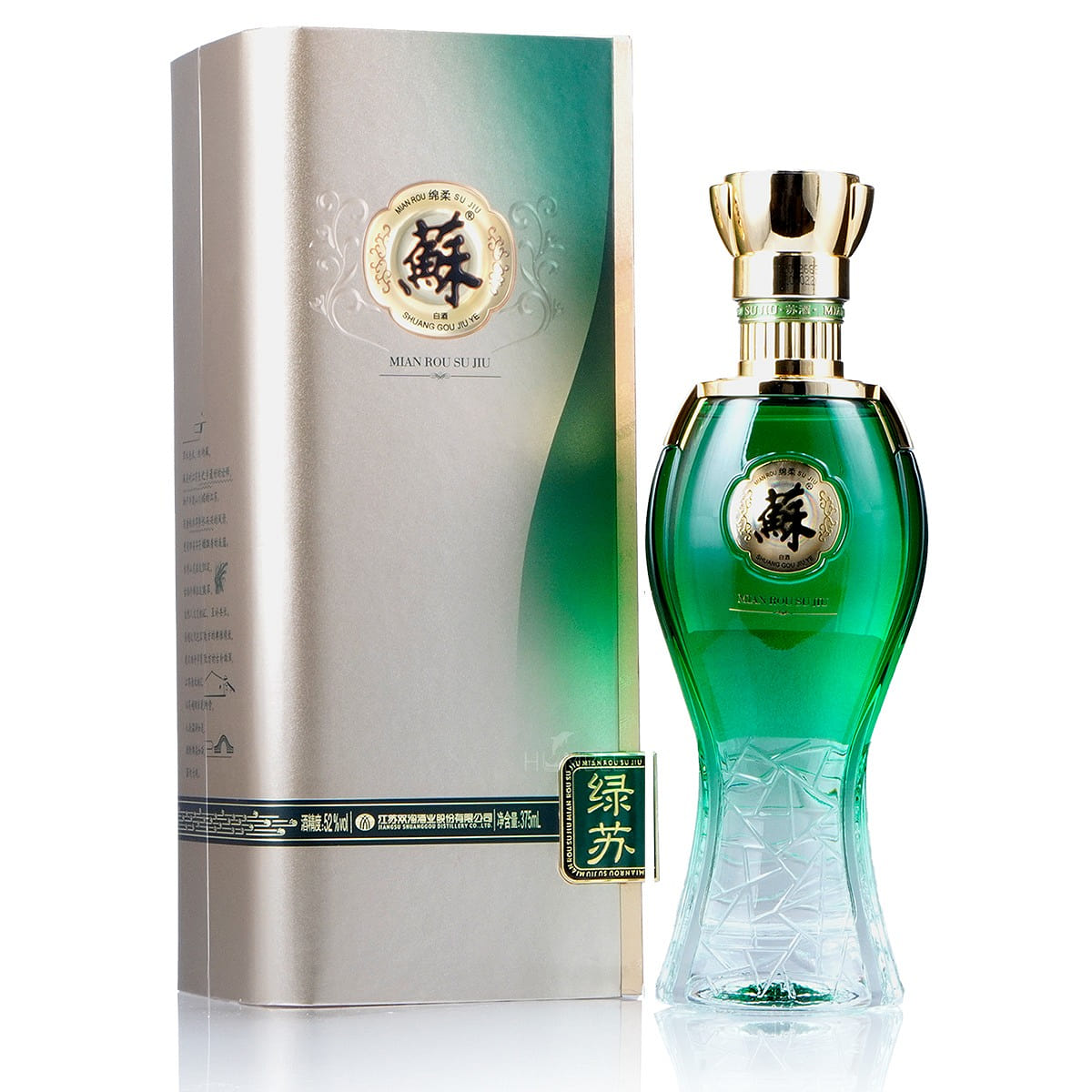 Shuanggou Lvsu Chinese Baijiu 375 ml