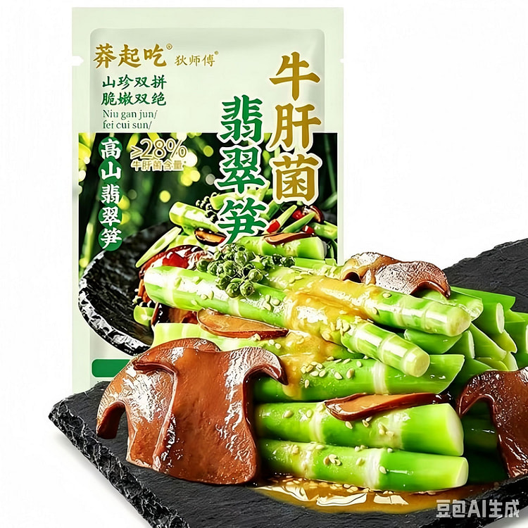 Mangqichi Porcini Bamboo Shoots 5 Packs100g 100 g