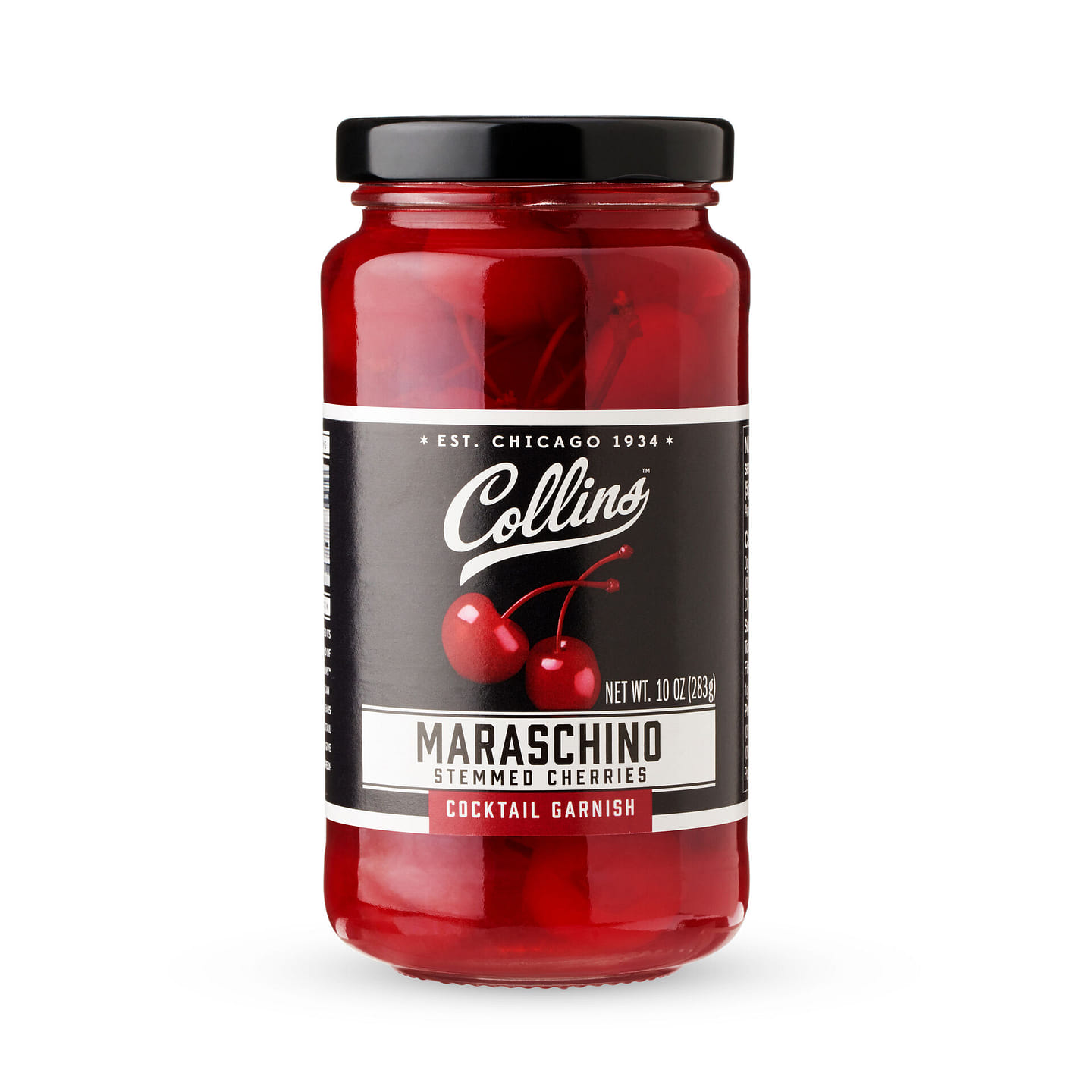 10 oz. Stemmed Cocktail Cherries by Collins 1 each
