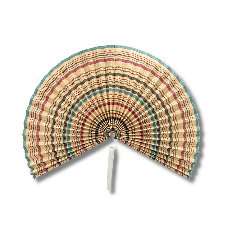 Bamboo Folding Wall Fan