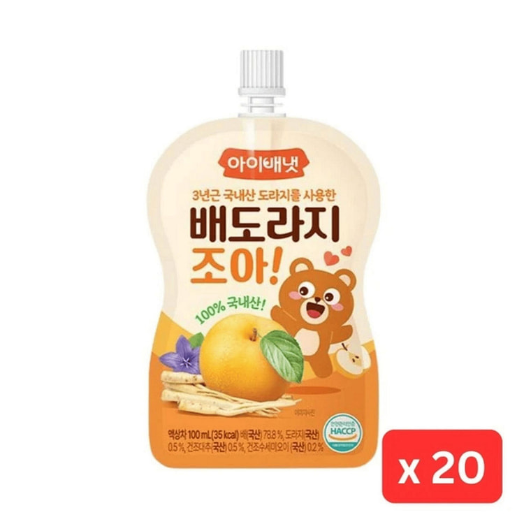 [Ivenet] Baby Pear & Balloon Flower Juice 20 pack