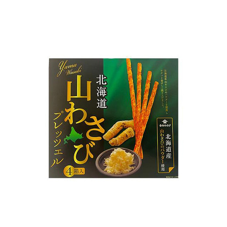 Bontime Hokkaido 山芥末 碱水 饼干条 45g*4盒