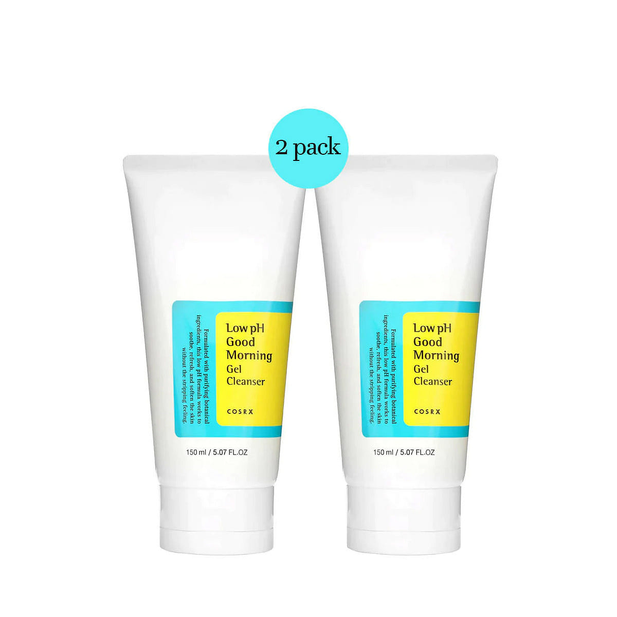 COSRX Low pH Good Morning Gel Cleanser (2 pack) 300 ml