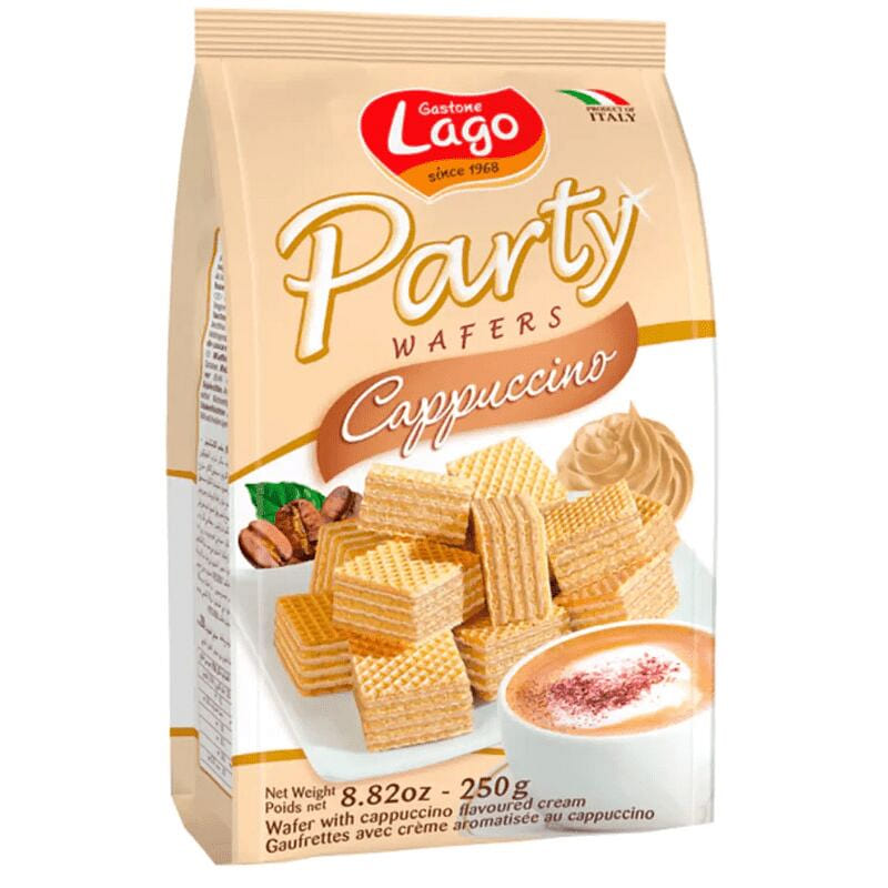 [LAGO] Cappuccino Party Wafers – 250g 1 pack