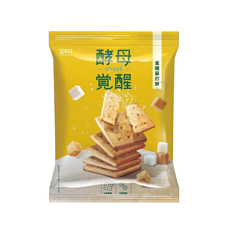 盛香珍 酵母觉醒蜜糖味苏打饼起司酥 300g*1袋